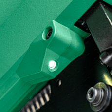 detaljbild på spikpistol