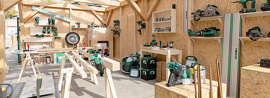 Get to know our HiKOKI power tools directly and live in action, so that the next construction site project can be completed in no time.